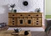 Sideboard Mango 220x45x90 natur lackiert RAILWAY #192 Bild 3