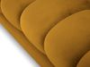 Micadoni Sofa Mamaia 2-Sitzer Samt Bluvel Gelb schwarze Beine Bild 3