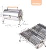 Relaxdays Tischgrill mit 2 Grillflächen, 35 x 41,5 x 24,5 cm Bild 4