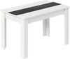 VCM Esstisch Disalo 921262 Weiß / Anthrazit H. 75 x B. 115 x T. 80 cm Bild 2