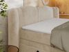 Elektrisch Boxspringbett Multipocket-Matratzen, elektrisch verstellbar, Polsterbett mit Bettkästen - FORTINA - 180 x 200 cm - Creme Plüsch - H4 Bild 5