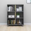 vidaXL Bücherschrank HAMAR Dunkelgrau 85x35x112 cm Massivholz Kiefer 340486 Bild 5