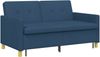 vidaXL Schlafsofa Ausziehbar Blau Stoff 42033346 Bild 5