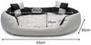 lionto Tierbett für Katzen, 4-in-1 Katzenbettchen wendbar, wasserabweisendes Textil, modern, wendbar, kratzfest & pflegeleicht Bild 4