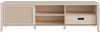 Forte JYTANA TV-Schrank 170 180, skandinavisches Low-Board mit Stauraumfach und Schublade, Riva Eiche Holzdekor, 174,8 cm breit x 49,9 cm hoch x 40,2 cm tief Bild 2