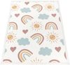 Paco Home Kinderteppich Emilia 352, rechteckig, Höhe: 24 mm, Kurzflor, Sonne, Wolken, Regenbogen, sehr weicher Flor Bild 5