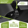 tillvex® Sonnenschirmständer PAVERA mit Rollen & Bremsen Schwarz | Schirmständer befüllbar 37 Liter / 56 kg | Schirmgewicht Sonnenschirm & Marktschirm Ø 1,8-3,7m | Ampelschirmständer wetterfest Bild 5