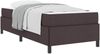 vidaXL Boxspringbett mit Matratze Dunkelbraun 90 x 190 cm Stoff 3398825 Bild 2