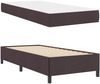 vidaXL Boxspringbett mit Matratze Dunkelbraun 90 x 190 cm Stoff 3398825 Bild 5