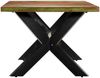 vidaXL Esstisch 200x100x75 cm Altholz Massiv 247429 Bild 3