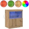 vidaXL LED-Sideboard Braun 60,5 x 37 x 67 cm Holzwerkstoff 863028 Bild 4