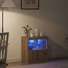 vidaXL LED-Sideboard Braun 60,5 x 37 x 67 cm Holzwerkstoff 863028 Bild 5