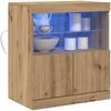 vidaXL LED-Sideboard Braun 60,5 x 37 x 67 cm Holzwerkstoff 863028 Bild 3
