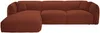 Vente-unique - CAMILIO Sofa Stoff Rot - B 165 cm x H 74 cm x L 272 cm Bild 3