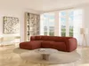 Vente-unique - CAMILIO Sofa Stoff Rot - B 165 cm x H 74 cm x L 272 cm Bild 2