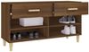 vidaXL Schuhschrank Braun Eichen-Optik 102x35x55 cm Holzwerkstoff 817569 Bild 5