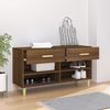 vidaXL Schuhschrank Braun Eichen-Optik 102x35x55 cm Holzwerkstoff 817569 Bild 3