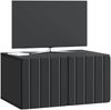 vidaXL Wandmontierter TV-Schrank Schwarz 59,5 x 41 x 30 cm 898336 Bild 3