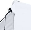 vidaXL Profi-Partyzelt Faltbar mit 4 Seitenwänden 280x410x315 cm Stahl Weiß 48900 Bild 5