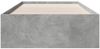 vidaXL Bettgestell Betongrau 90x190 cm Holzwerkstoff 3295705 Bild 5