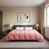 vidaXL Ganzjahresbettdecke Gepolstert Rosa 200 x 220 cm Mikrofaser 42026033 Bild 4