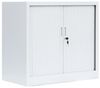 Querrollladenschrank Sideboard 80cm breit Stahl Büro Aktenschrank Rolladenschrank Weiß (HxBxT) 750 x 800 x 460 mm / 555087 Bild 4