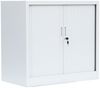 Querrollladenschrank Sideboard 80cm breit Stahl Büro Aktenschrank Rolladenschrank Weiß (HxBxT) 750 x 800 x 460 mm / 555087 Bild 3