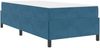 vidaXL Bettrahmen mit Matratze Dunkelblau 100 x 200 cm Stoff 3399046 Bild 4