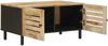 vidaXL Couchtisch Natur 80 x 50 x 40 cm Massivholz Mango 4018849 Bild 3