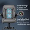 ALFORDSON Ergonomischer Massage Bürostuhl Mid Back Klappbare Armlehne Sgs Gaming Bild 3