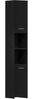 vidaXL Badschrank Schwarz Eichen-Optik 30x30x183,5 cm Holzwerkstoff 863124 Bild 2