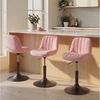 HOMALL Barhocker Höhenverstellbarer, um 360° drehbarer Friseurstuhl Drehstühle (1 St/2 St Barhocker und Schminkstuihle mit doppelter Polsterung, geeignet fur Schminktische, Schlafzimmer, Arbeitszimmer und Esszimmer) Bild 4
