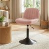HOMALL Barhocker Höhenverstellbarer, um 360° drehbarer Friseurstuhl Drehstühle (1 St/2 St Barhocker und Schminkstuihle mit doppelter Polsterung, geeignet fur Schminktische, Schlafzimmer, Arbeitszimmer und Esszimmer) Bild 3