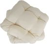 6er-Set Sitzkissen Dublin, Stuhlkissen Kissen, 41x38x8cm ~ creme Bild 4