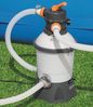 Sandfilteranlage MEGATRO 3,028 l/h - Kunststoff Weiß-Grau 40x27x27cm | Filteranlage Pool Bild 3