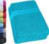 NatureMark Badetuch kuschelige, hochwertige Duschhandtücher, 100% Baumwolle (2-St), weiches Badetücher Set (2-St), Premium Qualität, Türkis Bild 4