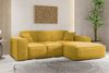 Kaiser Möbel Ottomane Ecksofa, Eckcouch L form, Wohnzimmer Couch SIENA stoff Poso Bild 5