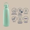 SodaStream Thermoflasche Metallflasche Fizz&go COOL DWS, 0,9 l, Trinkflasche, kompatibel mit SodaStream DUO, E-DUO, TERRA, ART & ENSO Wassersprudler Bild 4