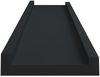 vidaXL Wandregale, 2 Stk., MDF schwarz, 40 x 9 x 3 cm Bild 5