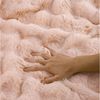 Wohndecke Kuscheldecke Kaninchen Warme Weiche Doppelseitig Decke Couch Bett Sofa, LMaxhome, (1St)750G/M² Cozy Kunstfell Überwurfdecke Schlafzimmer Büro Wohnzimmer Bild 2