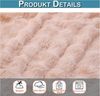 Wohndecke Kuscheldecke Kaninchen Warme Weiche Doppelseitig Decke Couch Bett Sofa, LMaxhome, (1St)750G/M² Cozy Kunstfell Überwurfdecke Schlafzimmer Büro Wohnzimmer Bild 3