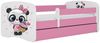 Raumhirsch Furniture Kinderbett 70x140, 80x160, 80x180 cm - Komplettset mit Matratze & Schublade (Bett für Mädchen, Einzelbett Kinder 2–12, mit Rausfallschutz & Lattenrost), verschiedene Farben & Designs Bild 2
