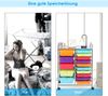 Rollwagen mit 15 stapelbaren Schubladen Rollcontainer Beistellwagen Bunt/Gelb 62,5 x 37 x 87 cm-Bunt Bild 5