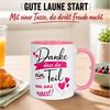 Momentals Tasse Abschied – „Ein Teil von uns warst“ – Abschiedsgeschenk für Kollegin, Gratis Versand · Links-&Rechtshänder · Spülmaschinenfest Bild 3