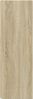 vidaXL Eckregal Sonoma-Eiche 33x33x100 cm Holzwerkstoff 809029 Bild 5