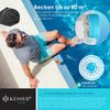 KESSER® Poolroboter Poolreiniger Akku Aqua-9000 inkl. Transporttasche Pool Roboter für bis 80m² Pools, Li-Ion Akku max. 75 min, Kabellos Poolsauger Bodenreinigung Vollautomatisch Bodensauger Türkis Bild 3