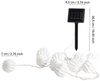 Eglo 48846 Solarleuchte Z_SOLAR weiss LED 10X0,06W L:200cm Ø:6cm mit Schalter ein/aus Bild 3