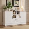 Sideboard 140x40x79,5 cm mit 2 Türen, 2 Schubladen und 4 offenen Fächern Bild 5