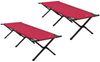 vidaXL Klapp Schlafbett fürs Camping 2 pcs Rot 193 x 69 x 45 cm 42003182 Bild 2
