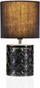 Pauleen Tischleuchte Crystal Glow, ohne Leuchtmittel, E14, max. 20W E14, schwarz/grau, 230V, Stoff/Glas Bild 3